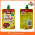 custom reasealable plastic juice bag for fruit juice 90ml